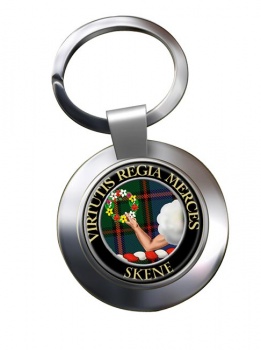 Skene Scottish Clan Chrome Key Ring