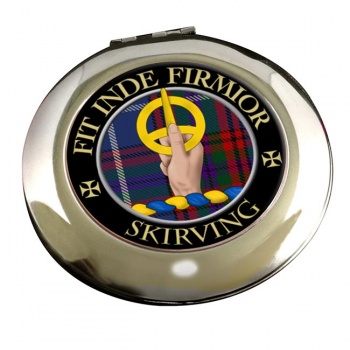 Skirving Scottish Clan Chrome Mirror