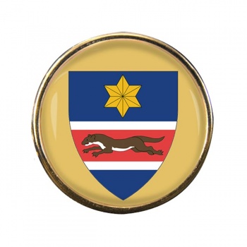 Slavonia Slavonija (Croatia) Round Pin Badge