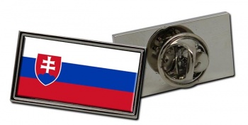 Slovakia Slovensko Flag Pin Badge