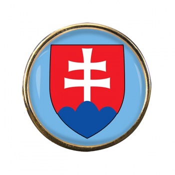 Slovakia Slovensko Round Pin Badge
