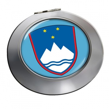 Slovenia Slovenija Round Mirror