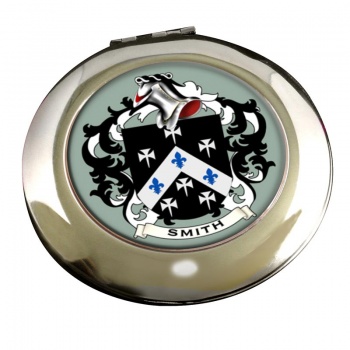 Smith England Coat of Arms Chrome Mirror