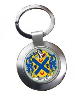 Smith Scotland Coat of Arms Chrome Key Ring