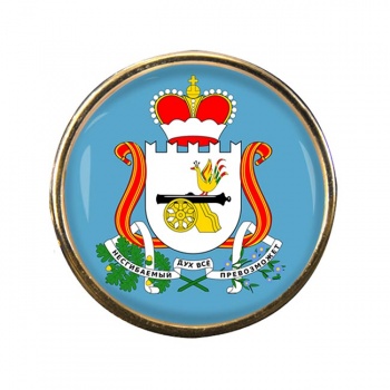 Smolensk Oblast Round Pin Badge