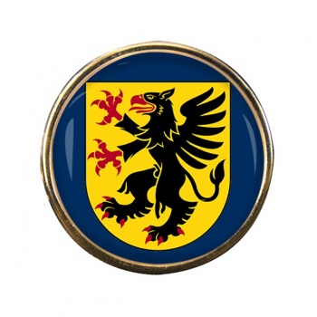 Sodermanland (Sweden) Round Pin Badge