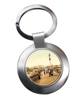 The Pier Southend Chrome Key Ring