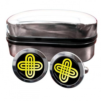 King Solomon's Cross Round Cufflinks