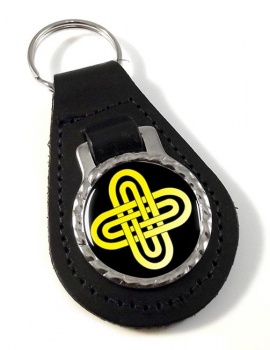 King Solomon's Cross Leather Key Fob