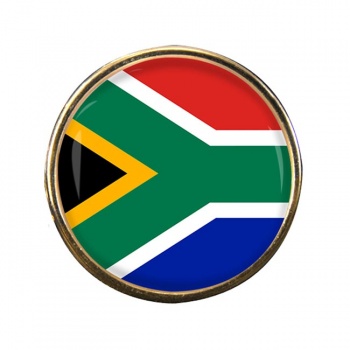 South Africa Round Pin Badge