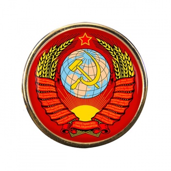 Soviet Union USSR Round Pin Badge