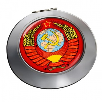 Soviet Union USSR Round Mirror