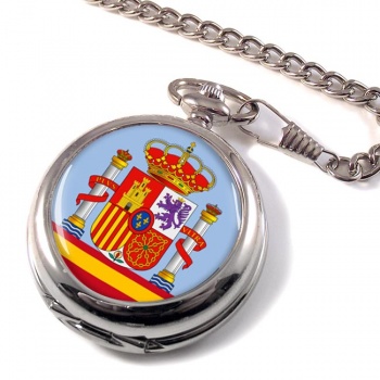 Coat of Arms Escudo de España (Spain) Pocket Watch