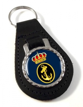 Spanish Navy (Armada Espaola) Leather Key Fob