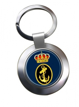 Spanish Navy (Armada Espa�ola) Chrome Key Ring