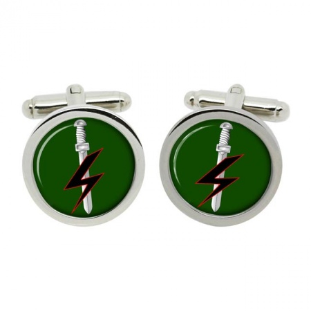 Special Forces Support Group (SFSG), British Army Cufflinks in Chrome Box
