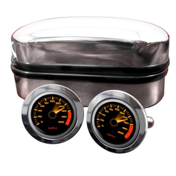 Speedometer Round Cufflinks