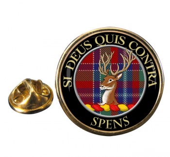 Spens Scottish Clan Round Pin Badge