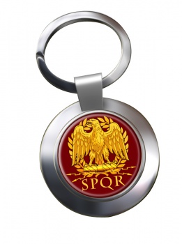Roman Standard Chrome Key Ring