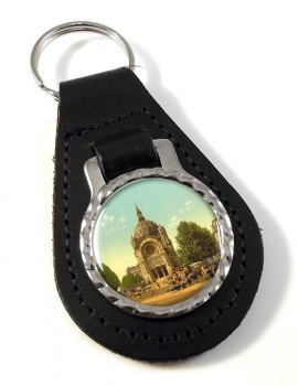 Église Saint-Augustin de Paris Leather Key Fob
