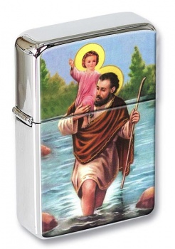 St. Christopher Flip Top Lighter