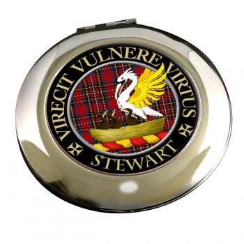Stewart Scottish Clan Chrome Mirror