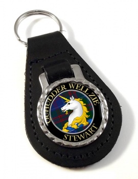Stewart of Appin Scottish Clan Leather Key Fob