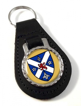 Stirlingshire (Scotland) Leather Key Fob