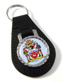 St. John's (Canada) Leather Key Fob