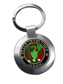 Strang Scottish Clan Chrome Key Ring