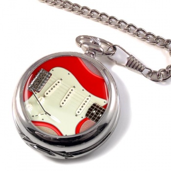 Stratocaster Guitar Pocket Watch