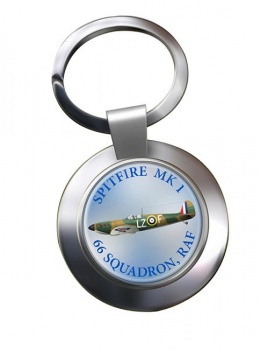 Spitfire Chrome Key Ring