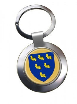 Sussex (England) Metal Key Ring