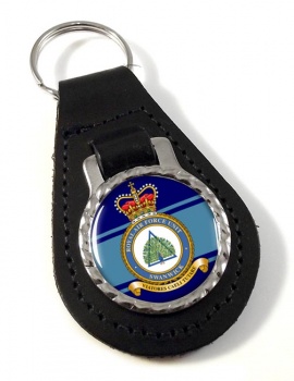 RAF Unit Swanwick (Royal Air Force) Leather Key Fob