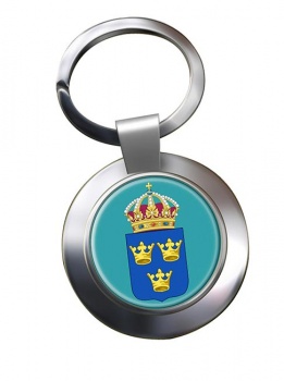 Sveriges riksvapen (Sweden) Metal Key Ring