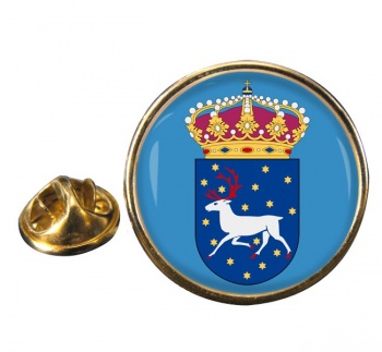 Norrbottens regemente (Sweden) Round Pin Badge