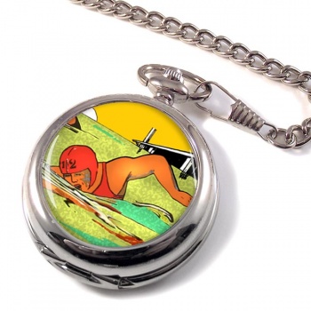 Sea Swimming Pocket Watch