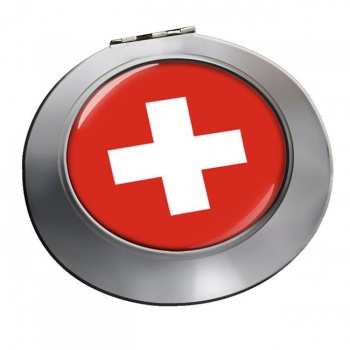 Switzerland (Schweiz) Round Mirror