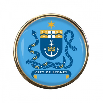 Sydney Australia Round Pin Badge