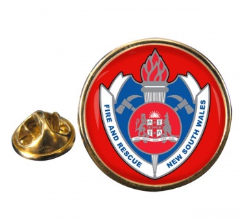 Sydney Fire and Rescue Round Pin Badge