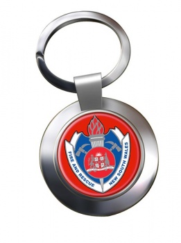 Sydney Fire and Rescue Chrome Key Ring