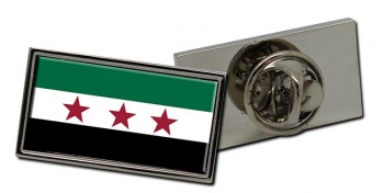 Free Syria Flag Pin Badge