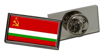 Tajik Soviet Flag Pin Badge