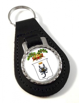 Provincia di Taranto (Italy) Leather Key Fob