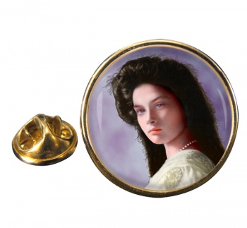 Grand Duchess Tatiana Nikolaevna Round Pin Badge