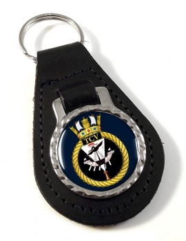 HM Tank Cleaning Vessels (Royal Navy) Leather Key Fob