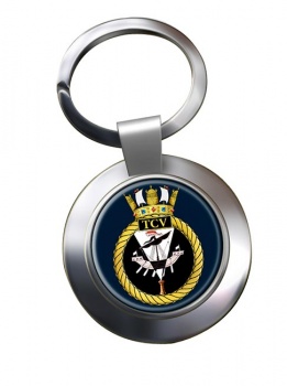 HM Tank Cleaning Vessels (Royal Navy) Chrome Key Ring