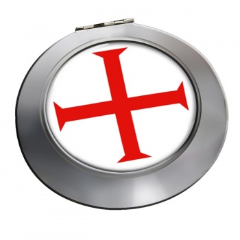 Knights Templar Cross Chrome Mirror