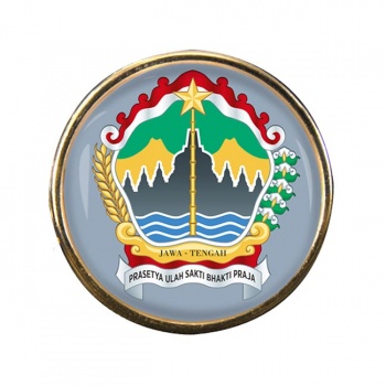 Jawa Tengah (Indonesia) Round Pin Badge