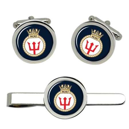 Third Mine Counter Measures Squadron (MCM3), Royal Navy Cufflink and Tie Clip Set